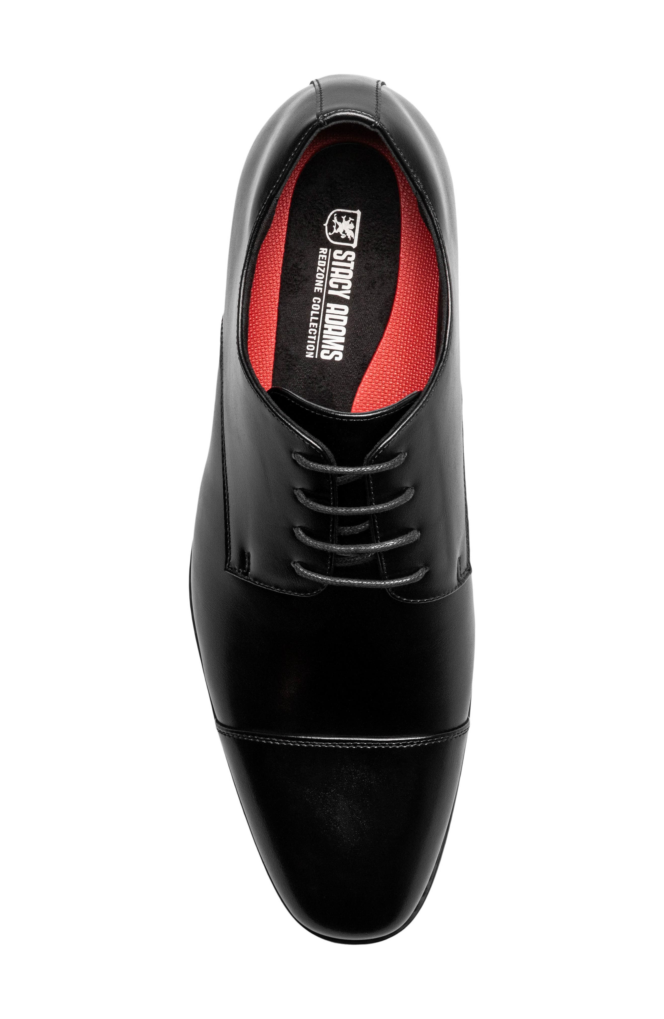 Stacy Adams Nelson Cap Toe Derby, Alternate, color, Black