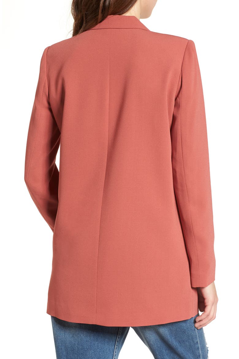 Oversize Blazer, Alternate, color, RUST MARSALA