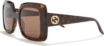 54mm Square Sunglasses