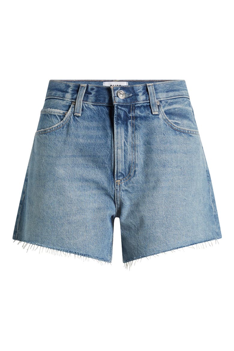 Archie Raw Hem Denim Cutoff Shorts, Alternate, color, COSTAR