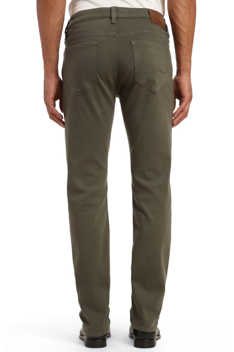 Courage Slim Straight Jeans, Alternate, color, LITARY GREEN COMFORT