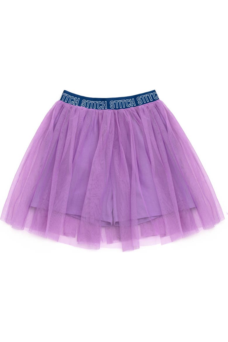 Lilo & Stitch 2-Piece T-Shirt and Tutu Skort Set, Alternate, color, Lilac Stitch