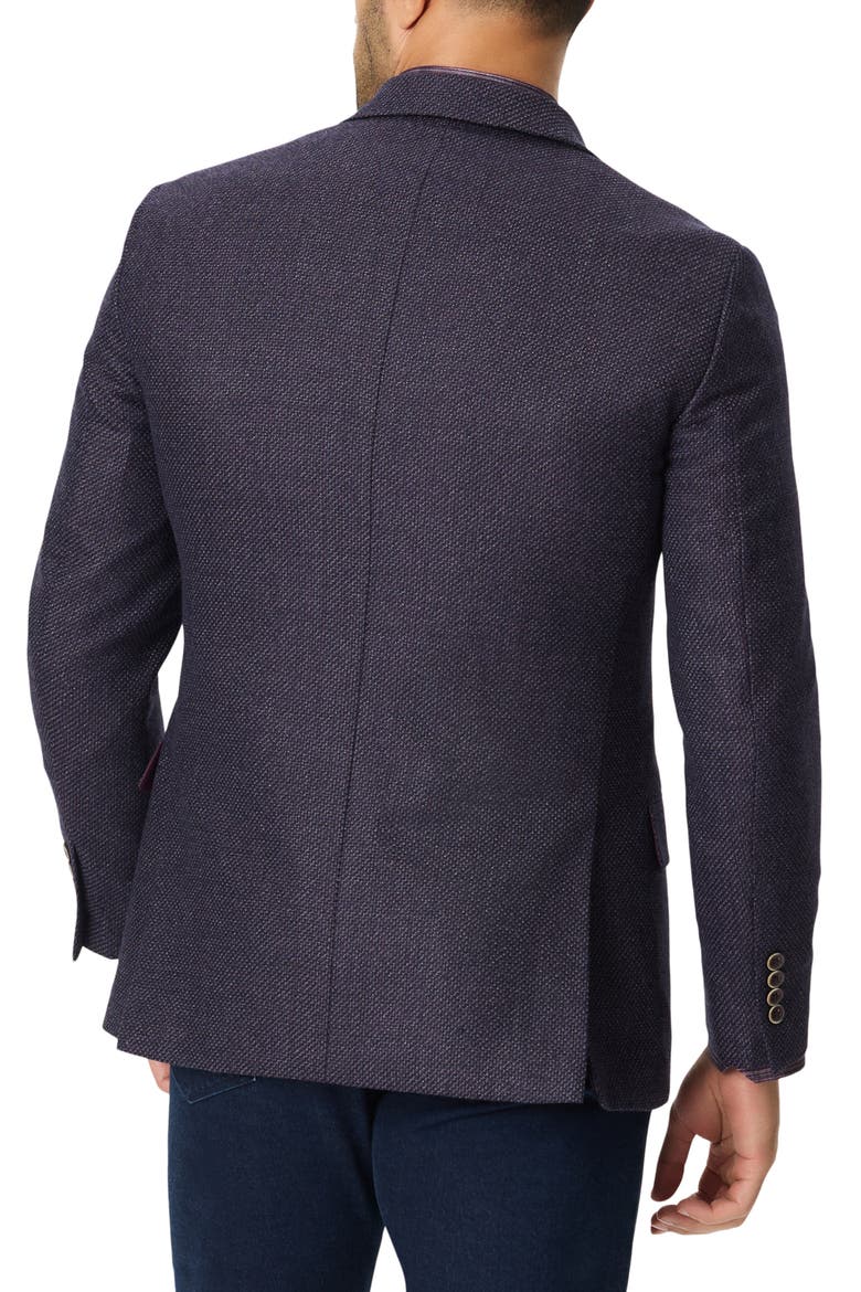 Arley Wool Blend Sportcoat, Alternate, color, BERRY