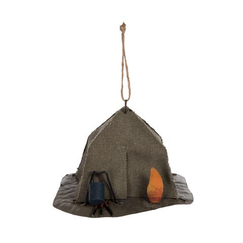 Tent Camping Outdoor Recreational Christmas Tree Ornament