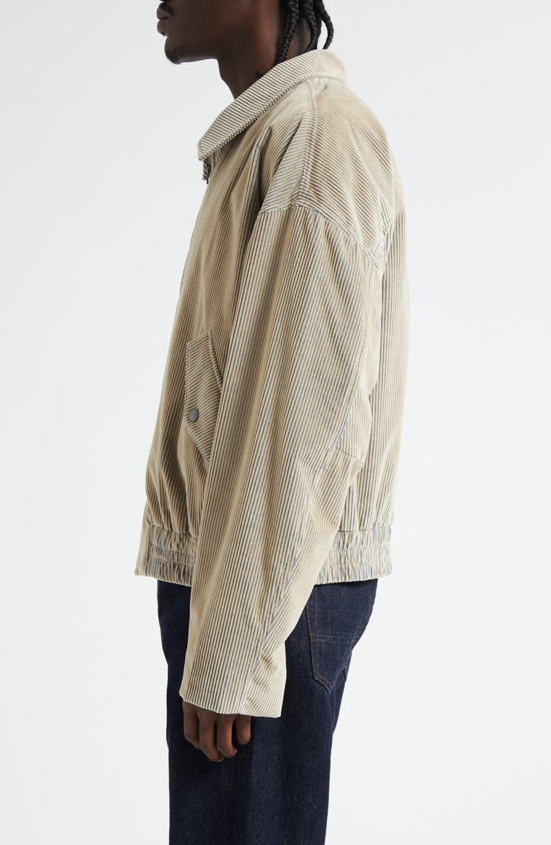 The Elder Statesman Corduroy Jacket, Alternate, color, Silver/ Camel