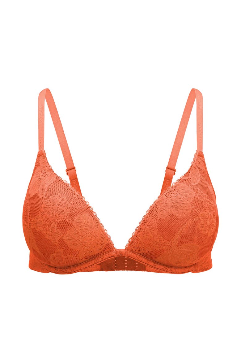 Maren Push Up Plunge Bra, Alternate, color, Dark orange