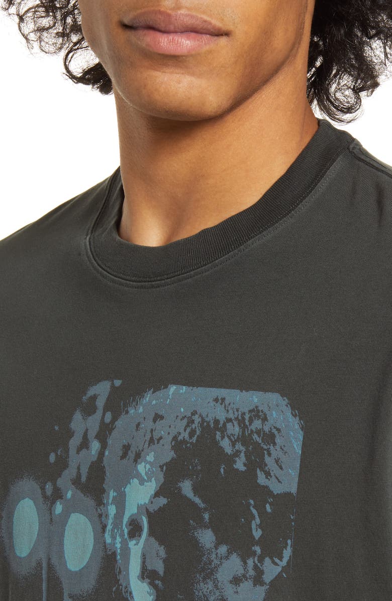 Barking Irons x Bob Dylan Rolling Thunder More Blood More Tracks Graphic T-Shirt, Alternate, color, 