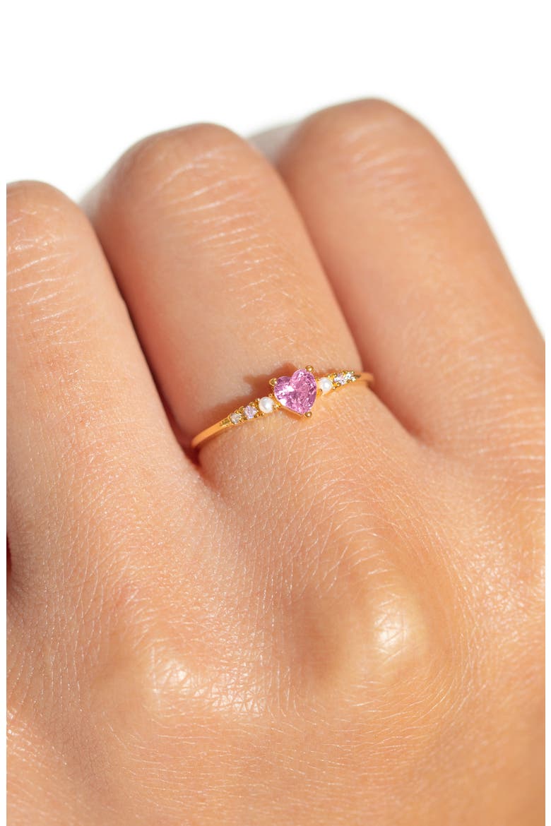 Heart is Full Ring, Alternate, color, GOLD
