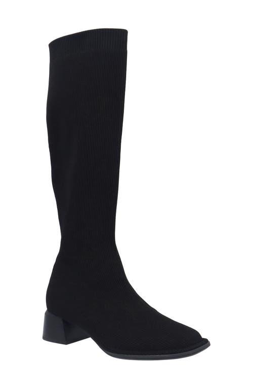 L'amour Des Pieds Nolita Knee High Boot In Black