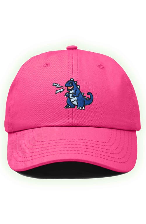 Dalix Big Lizard Cap In Hot Pink