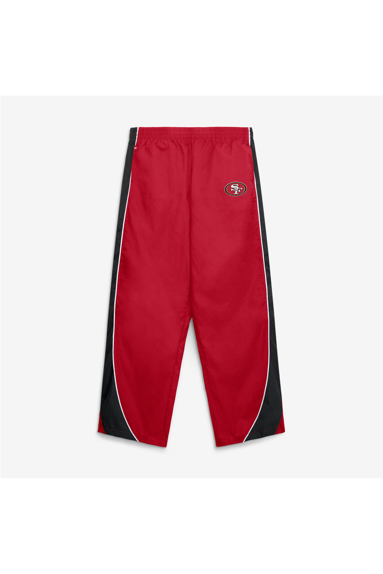 Women's Fanatics Scarlet/Black San Francisco 49ers Team First Backwards Lateral Nylon Pants, Alternate, color, Scarlet