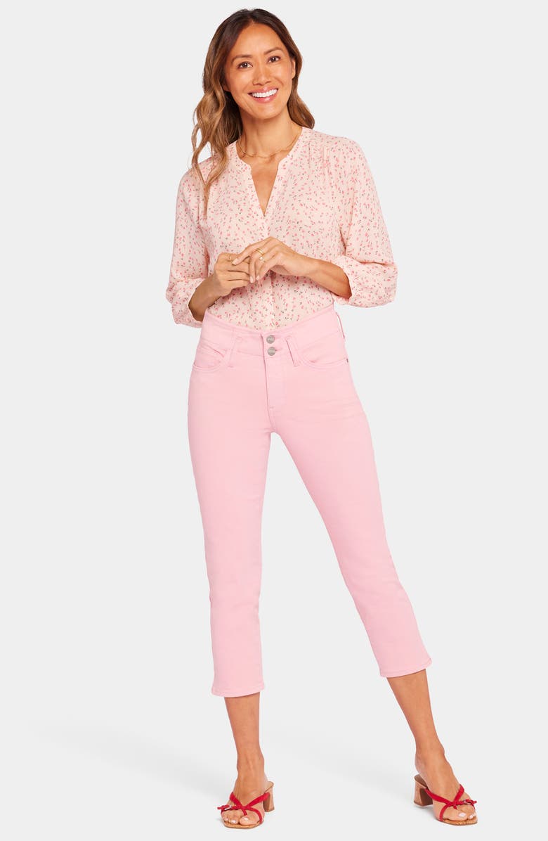 NYDJ Chloe Hollywood Side Slit Capri Jeans, Alternate, color,