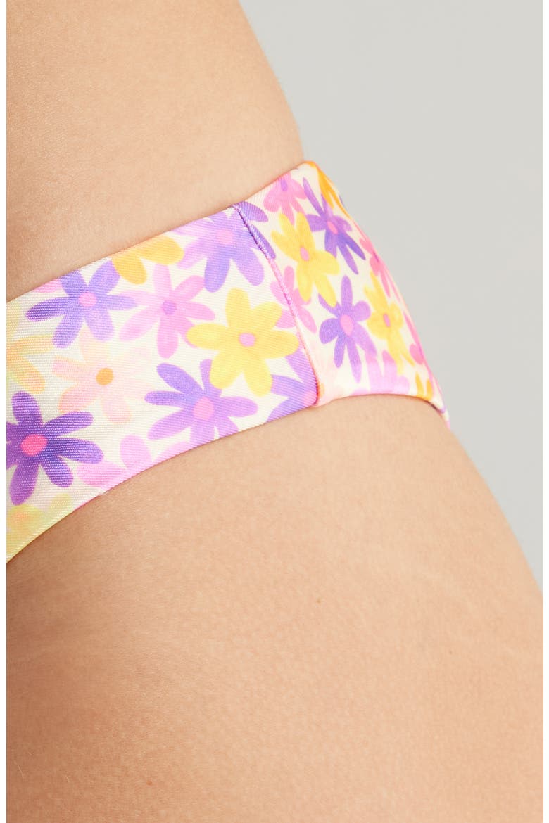 V-Cut Bikini Bottoms, Alternate, color, DAISY DREAMER
