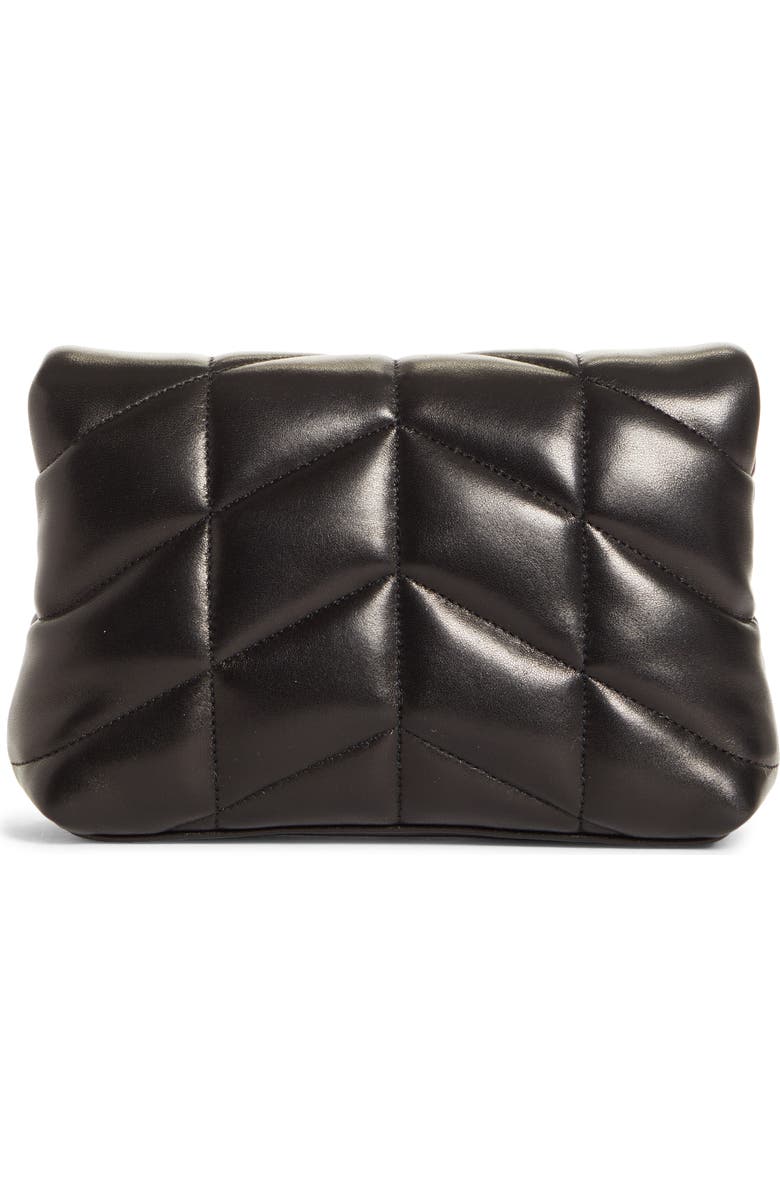 Saint Laurent Small Lou Puffer Pouch, Alternate, color,