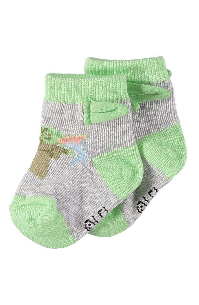 Happy Threads Baby Yoda Booties - Pack of 3, Alternate, color, 