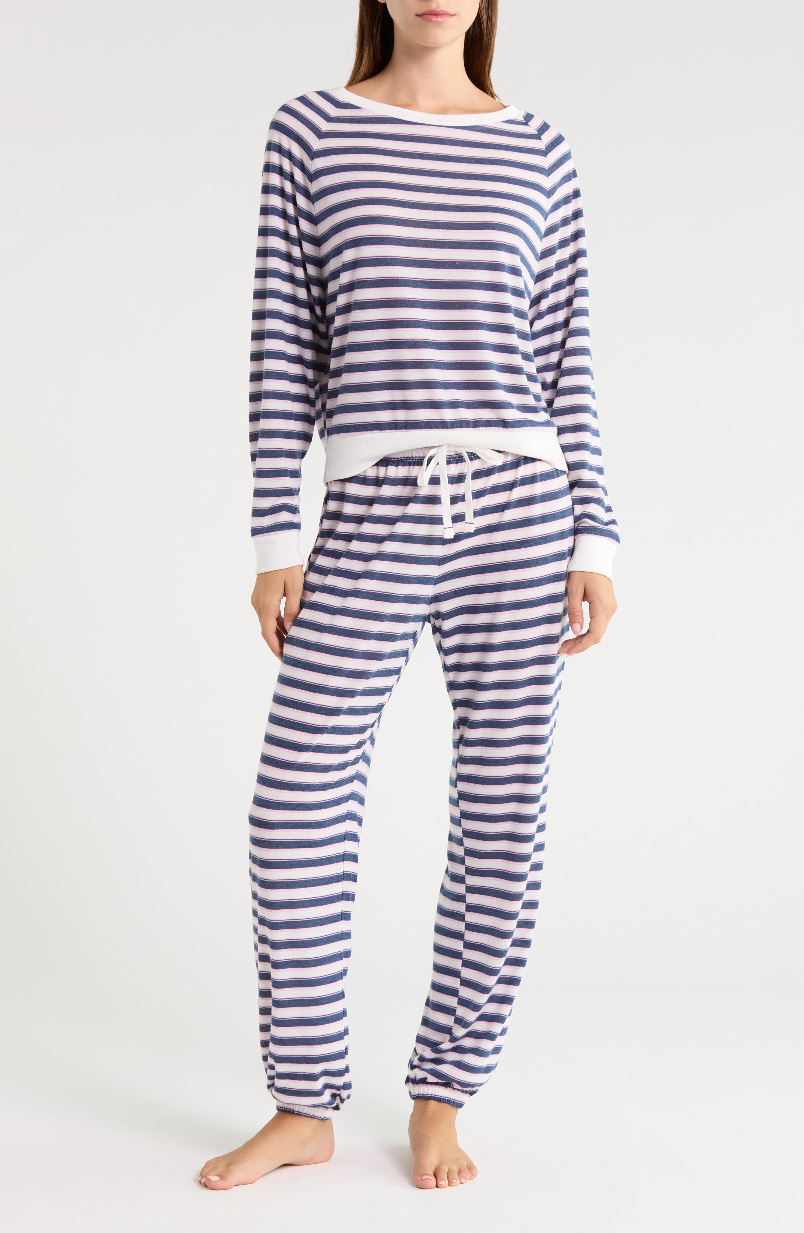 NAVY COLLEGIATE STRIPE
