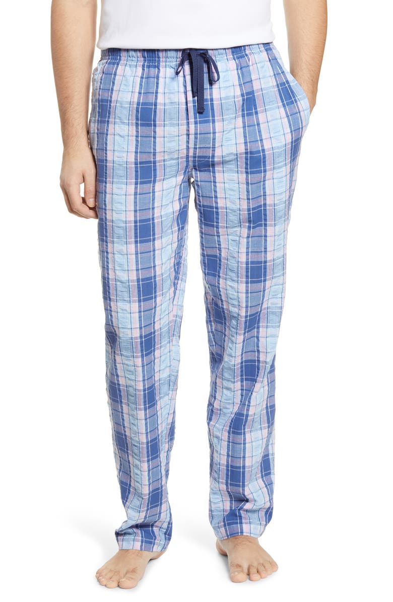 Majestic International Great Lengths Seersucker Pants, Main, color,