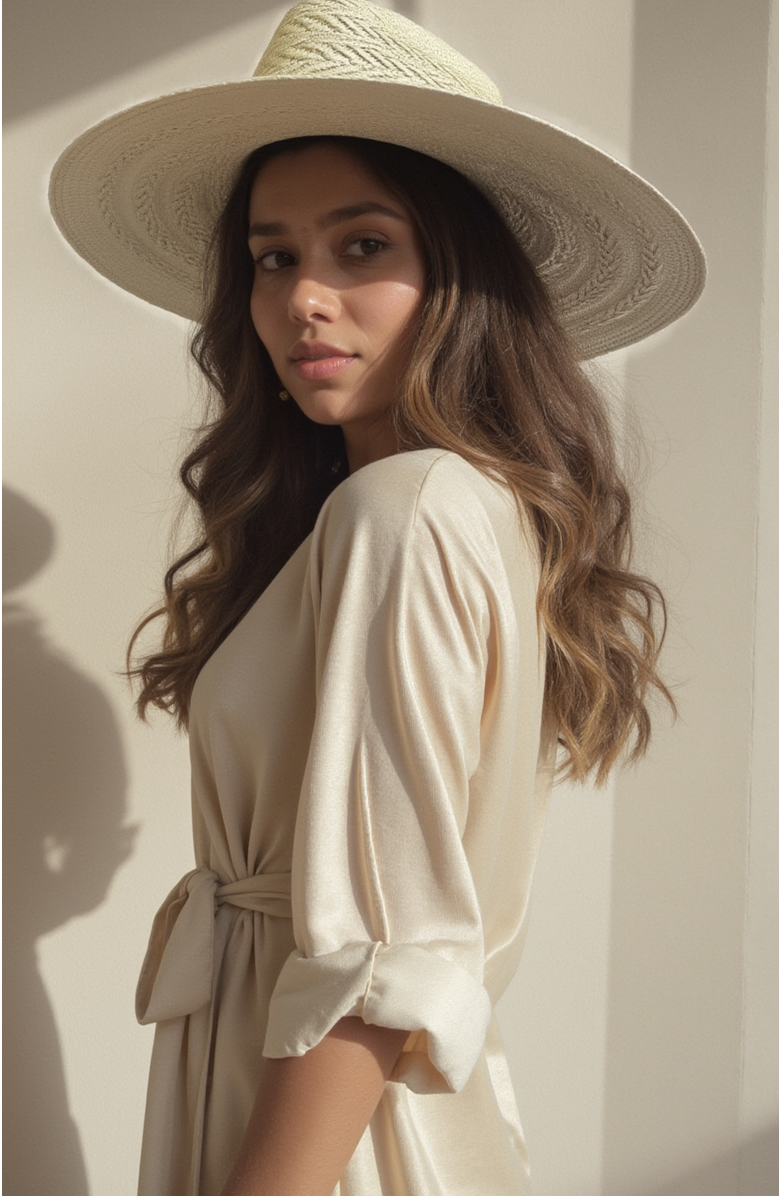 Heads Of State Hat Co. Straw Fedora, Alternate, color, Natural