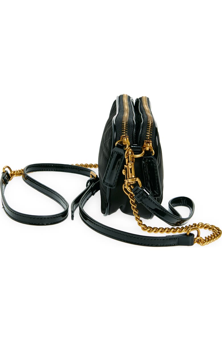 Kurt Geiger London Union Jack Recycled Camera Crossbody Bag, Alternate, color, Black