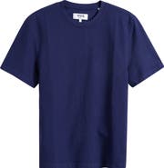 Wax London Dean Boxy Textured Organic Cotton T-Shirt