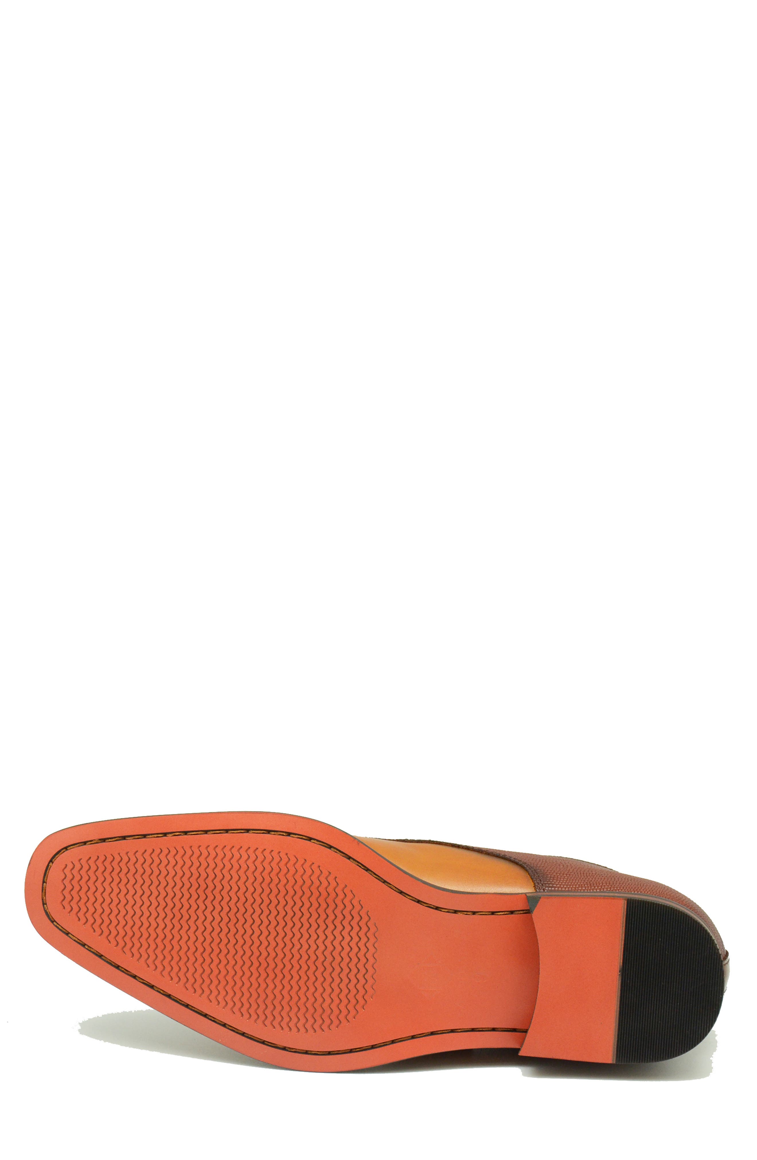 La Milano Albans Monk Shoe, Alternate, color, Tan Dark Brown