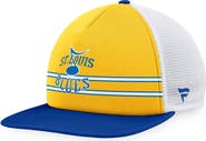 FANATICS Men's Fanatics Branded Gold/Blue St. Louis Blues Special Edition 2.0 Trucker Snapback Adjustable Hat