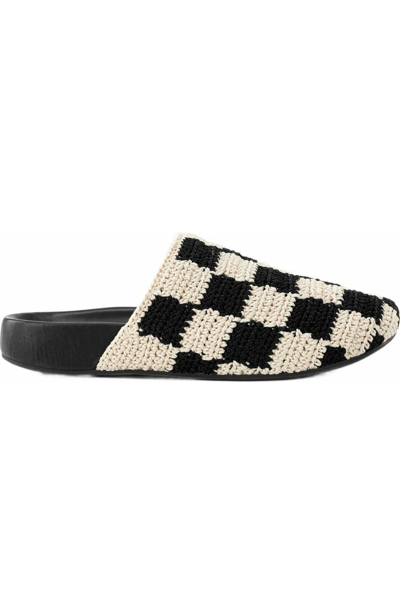The Sak Bolinas Crochet Clog Shoe, Alternate, color, Black Check