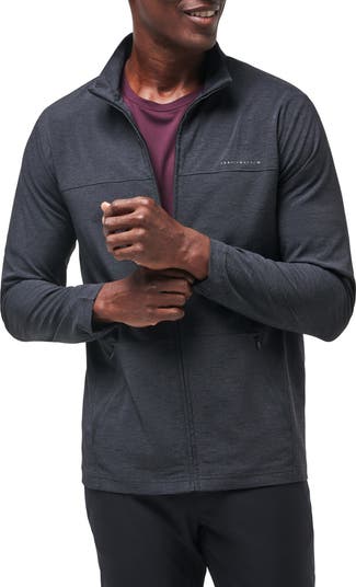 Travis Mathew Valley View Full Zip Golf Jacket - Heather Grey