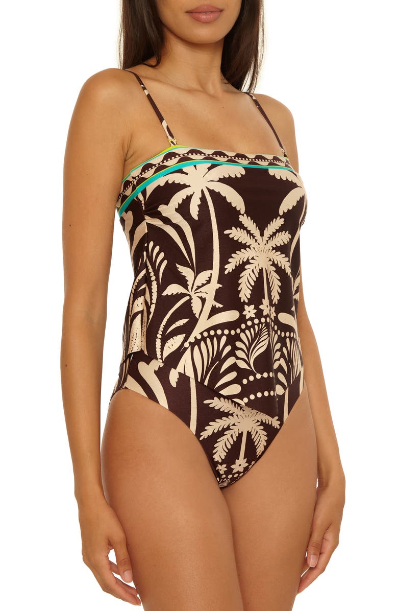 Trina Turk Syros Bandeau Tankini Top, Alternate, color, Multi