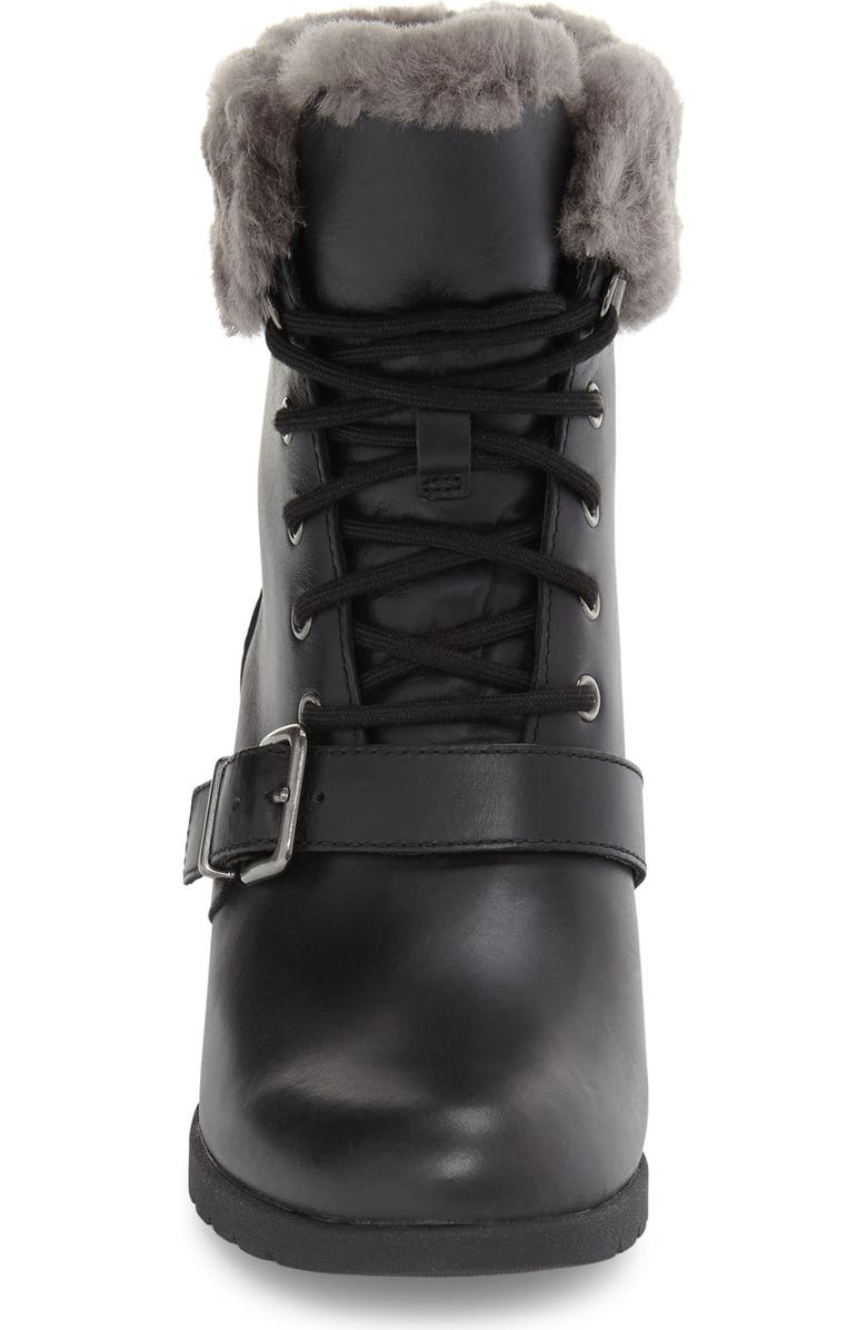 UGG<sup>®</sup> Janney Waterproof Thinsulate<sup>®</sup> Wedge Bootie, Alternate, color,