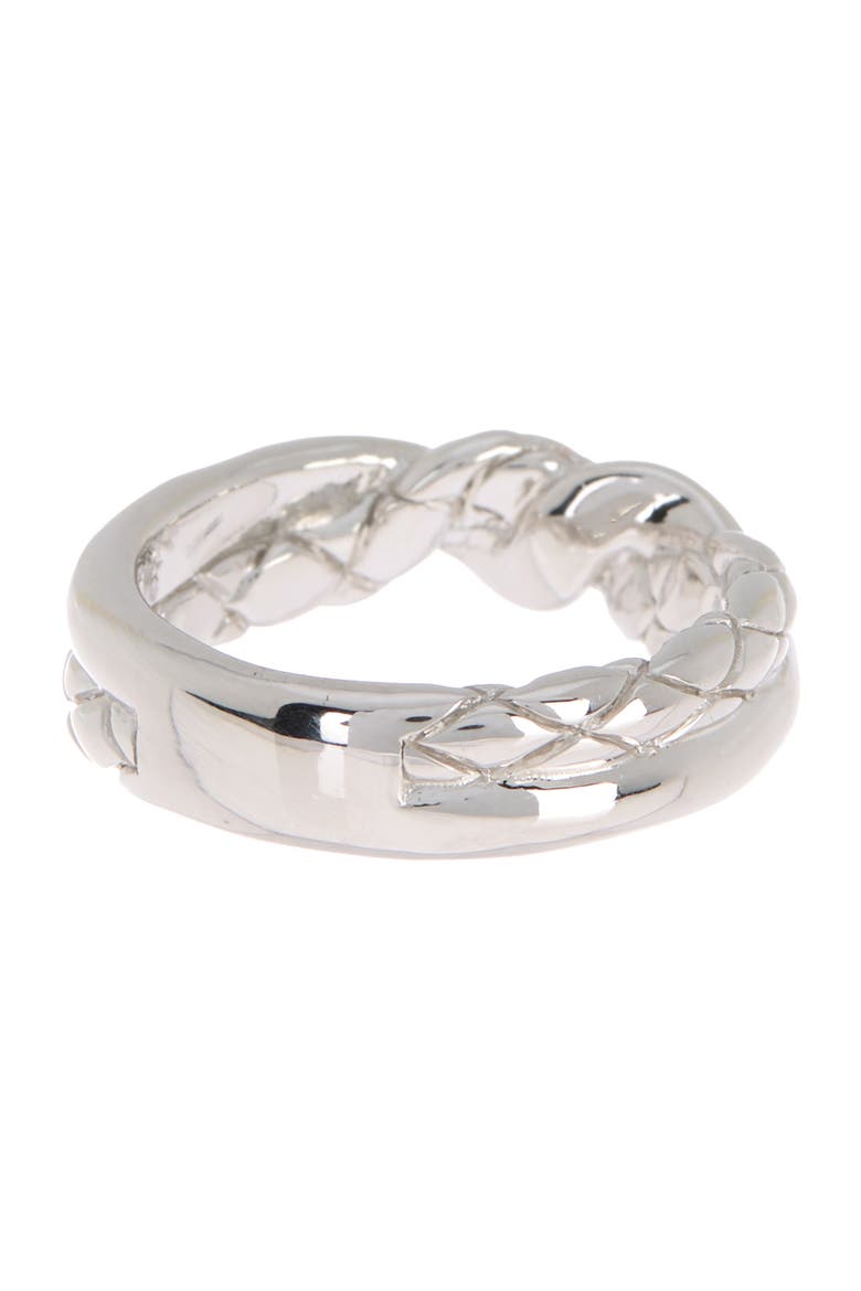 Twisted Band Ring, Alternate, color, SILV