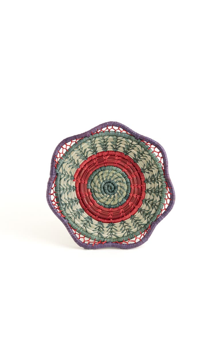 Mayan Hands Fina Basket, Main, color, Green