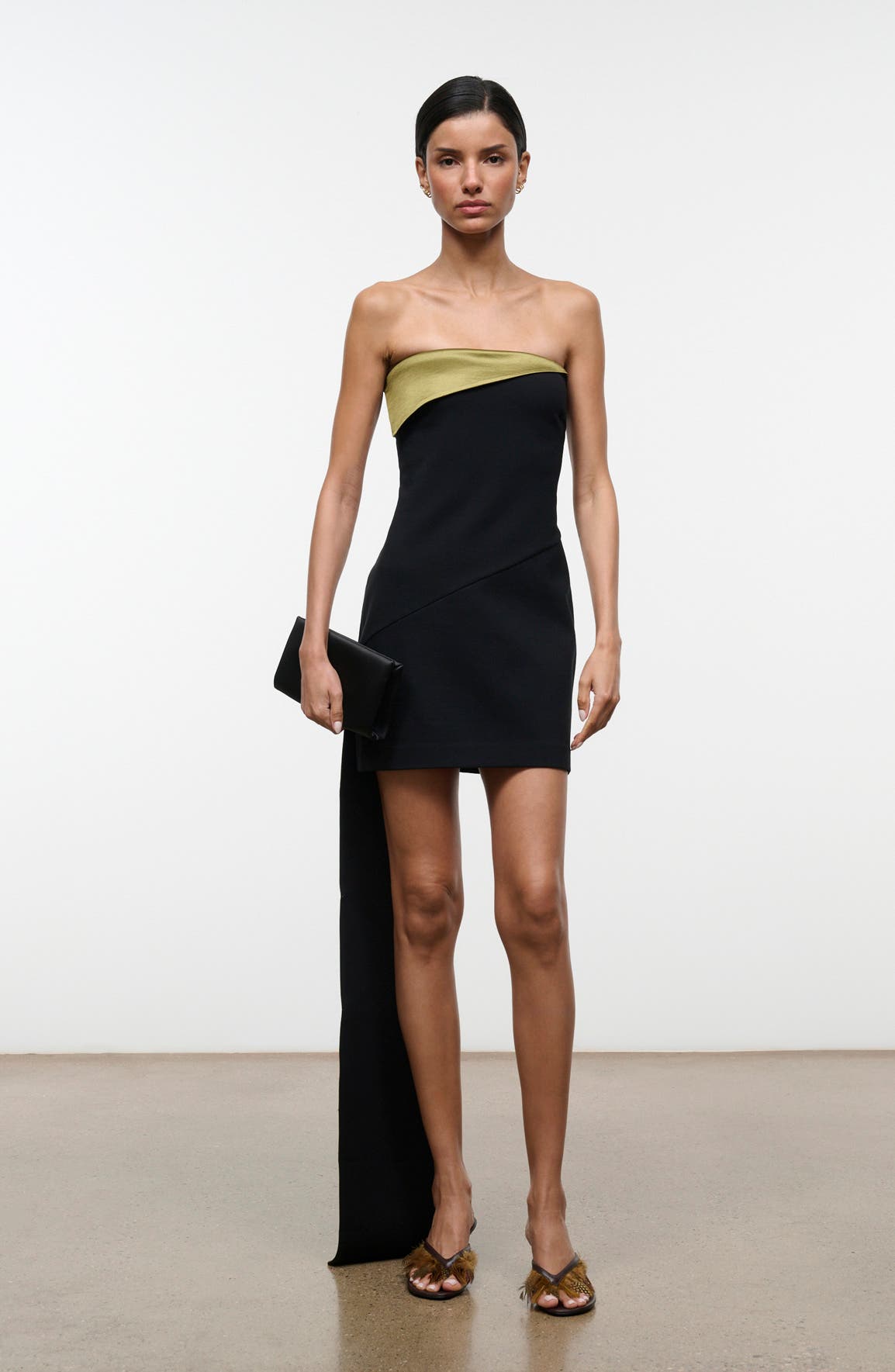 Muse Clutch, Alternate, color, BLACK