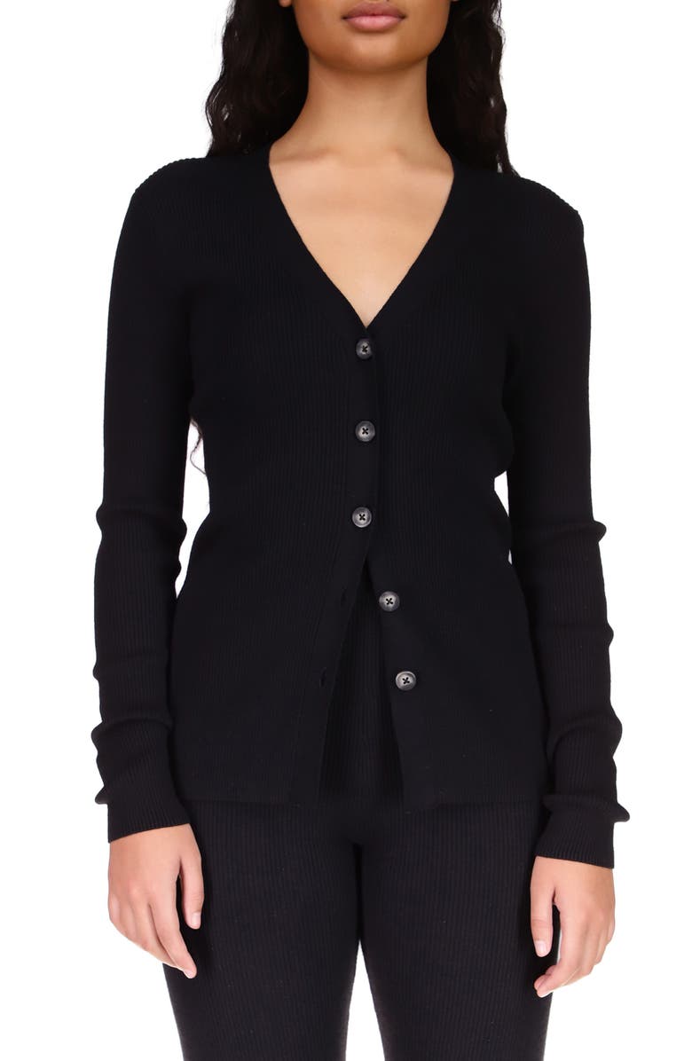 Sanctuary Off Duty Cotton Blend Cardigan, Main, color, 