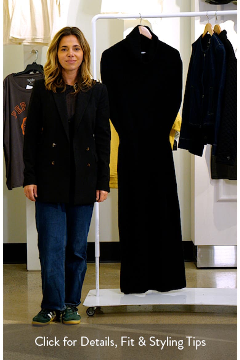 Madeline Rib Turtleneck Maxi Sweater Dress video