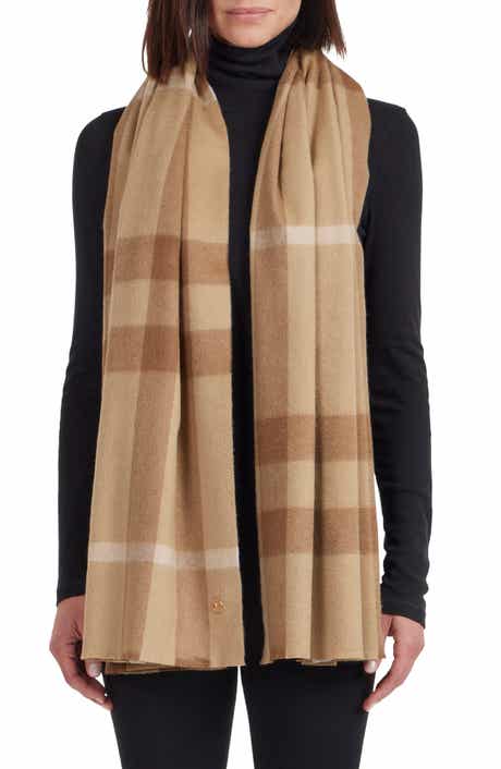 Bruno Magli Plaid Cashmere Scarf