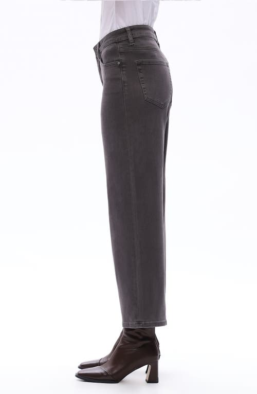 Bayeas Bella Crop Straight Leg Jeans In Gray
