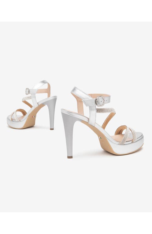 Nerogiardini Jeweled Platform Sandal