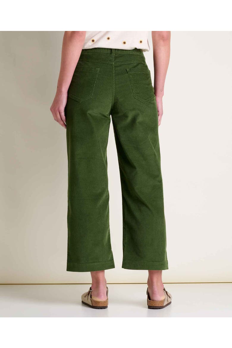 Coaster Cord Wide Leg Pant, Alternate, color, Epidote