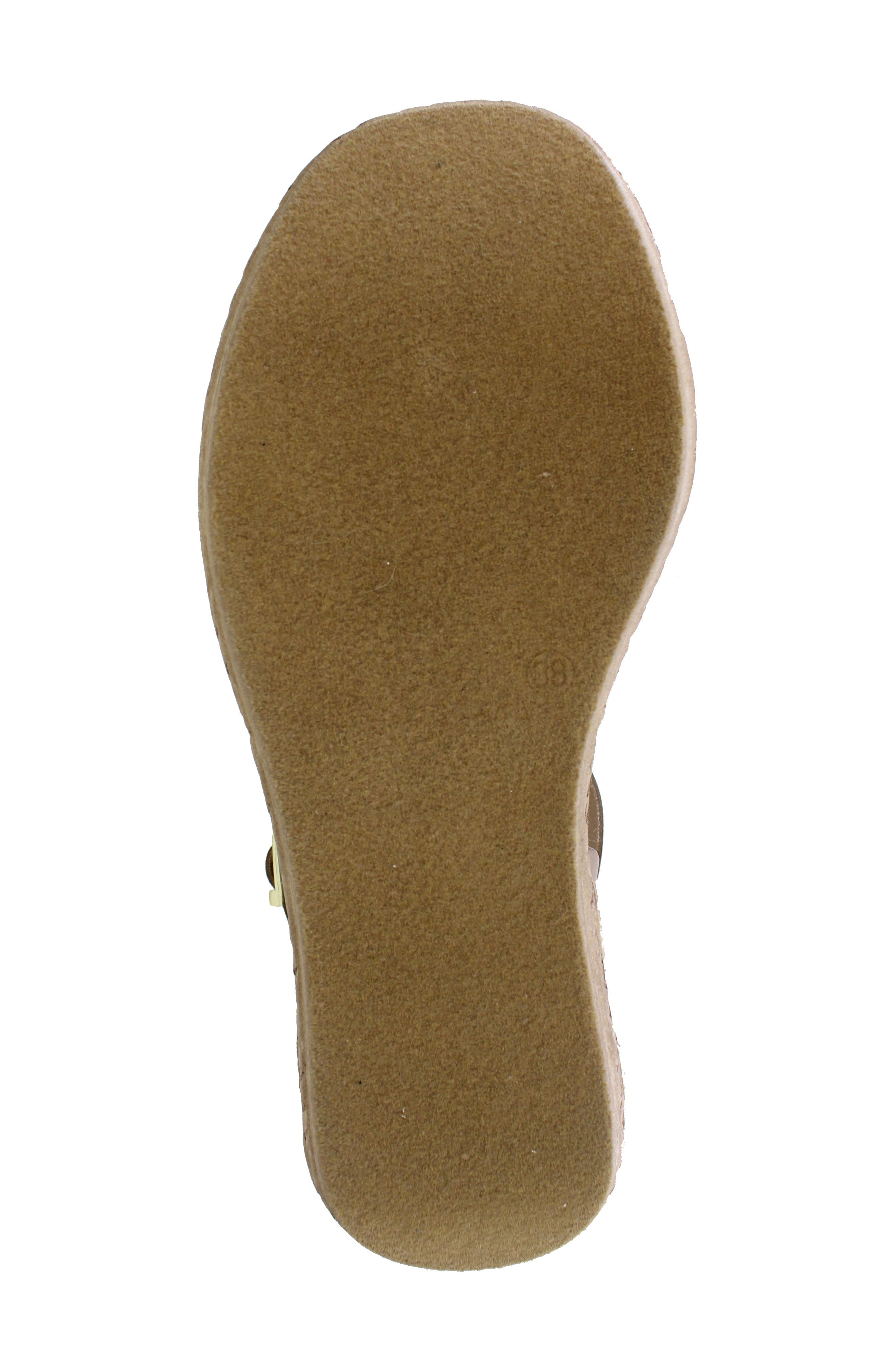 National Comfort Tre Platform Wedge Sandal, Alternate, color, Taupe Leather