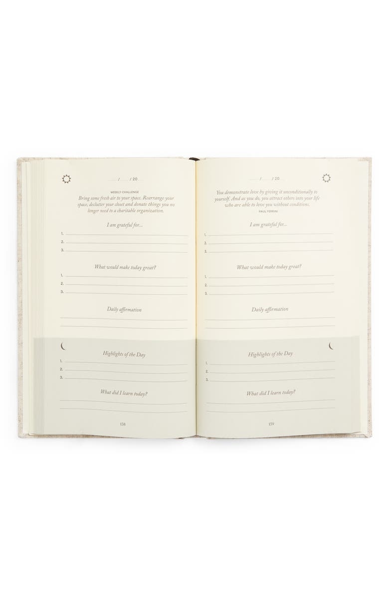 INTELLIGENT CHANGE The Five Minute Journal, Alternate, color, Oat