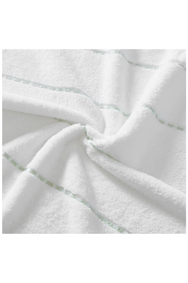 Ridley Solid 3-Piece Towel Set, Alternate, color, WHITE/ SAGE