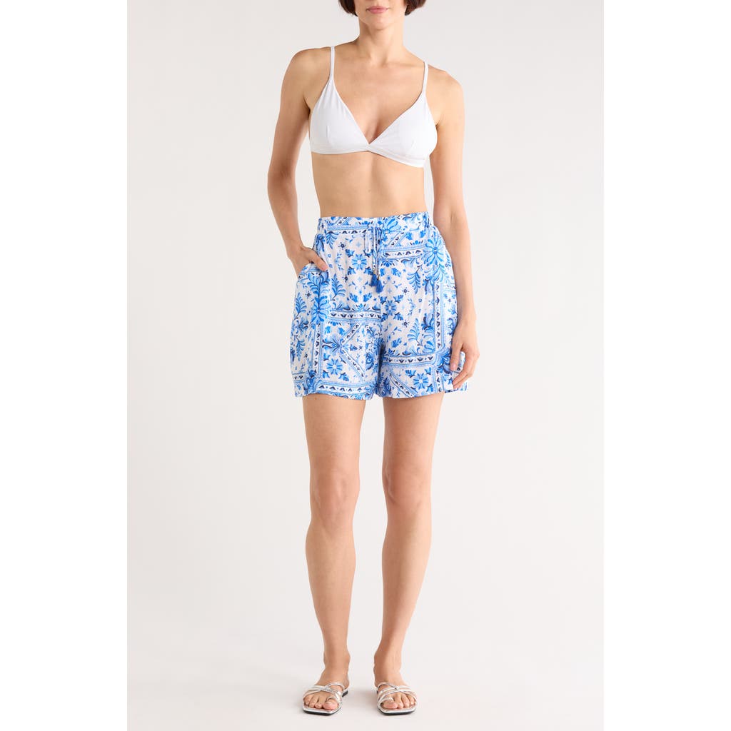 JANTZEN Reagan Relaxed Pull-On Shorts in Cobalt at Nordstrom Rack, Size Small