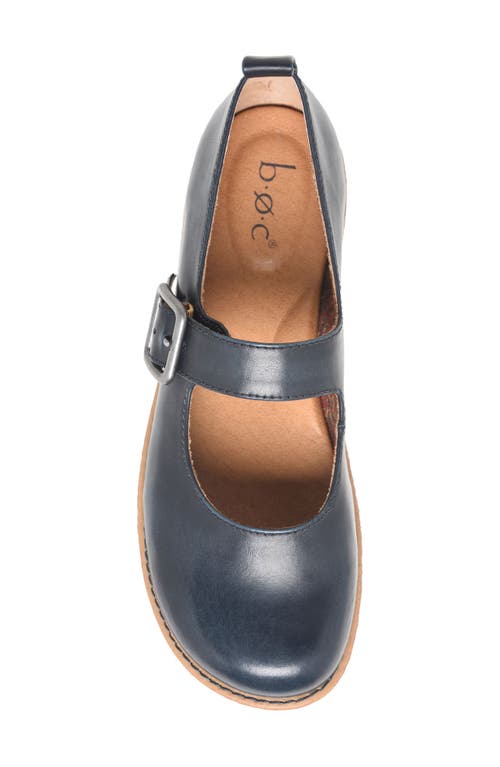 B O C By Børn Lara Mary Jane Flat In Blue