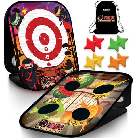Ninja Superstar | 2-in-1 Corn Hole Games for Kids