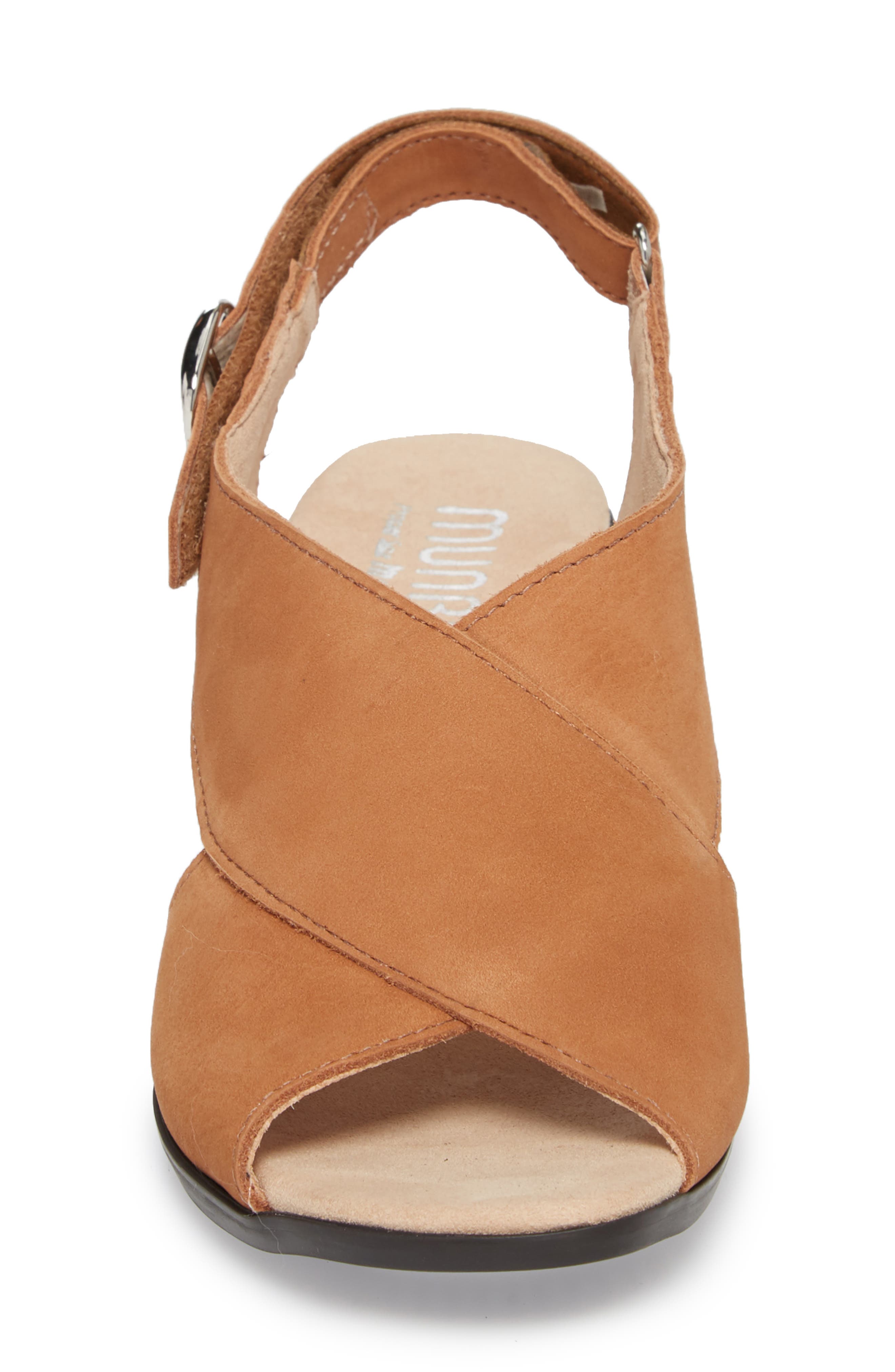 Laine Block Heel Sandal - Multiple Widths Available, Alternate, color, BROWN NUBUCK LEATHER