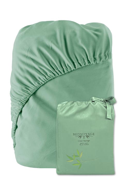 Luxury 100% Viscose Cooling Deep-Pocket Fitted Sheet