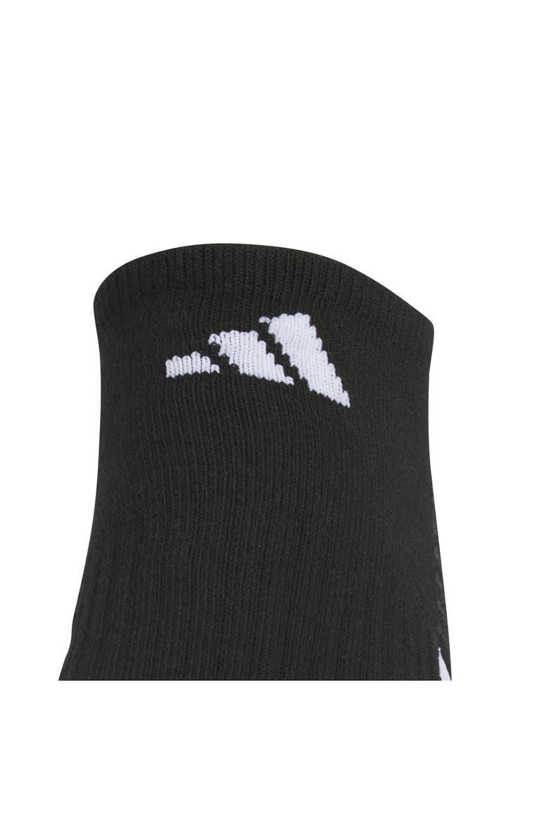 Cushioned 4.0 3-Pack No-Show Socks, Alternate, color, BLACK/ WHITE/ CARBON GREY