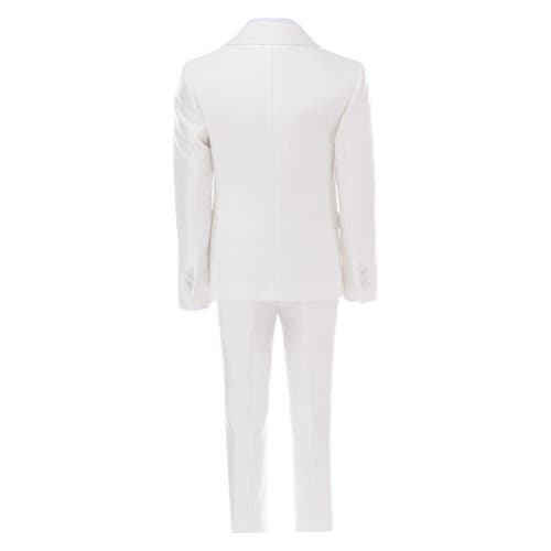 Moustache Peak Lapel Tuxedo In Ivory
