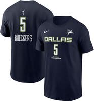 Nike Men's Nike Paige Bueckers Navy Dallas Wings 2025 WNBA Draft Explorer Edition Name & Number T-Shirt